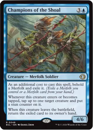 Champions of the Shoal (ECL-046) - Lorwyn Eclipsed - for just $0.08! 