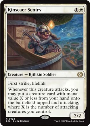 Kinscaer Sentry (ECL-022) - Lorwyn Eclipsed Foil - for just $0.22! 