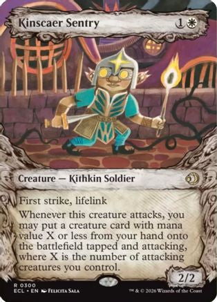 Kinscaer Sentry (Showcase) (ECL-300) - Lorwyn Eclipsed Foil - for just $0.43! 