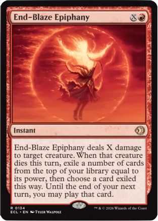 End-Blaze Epiphany (ECL-134) - Lorwyn Eclipsed - for just $0.07! 