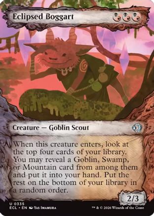 Eclipsed Boggart (Showcase) (ECL-335) - Lorwyn Eclipsed Foil - for just $0.09! 