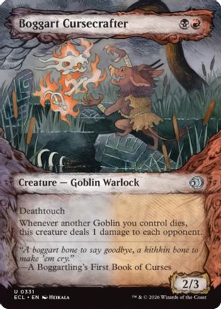 Boggart Cursecrafter (Showcase) (ECL-331) - Lorwyn Eclipsed Foil - for just $0.10! 