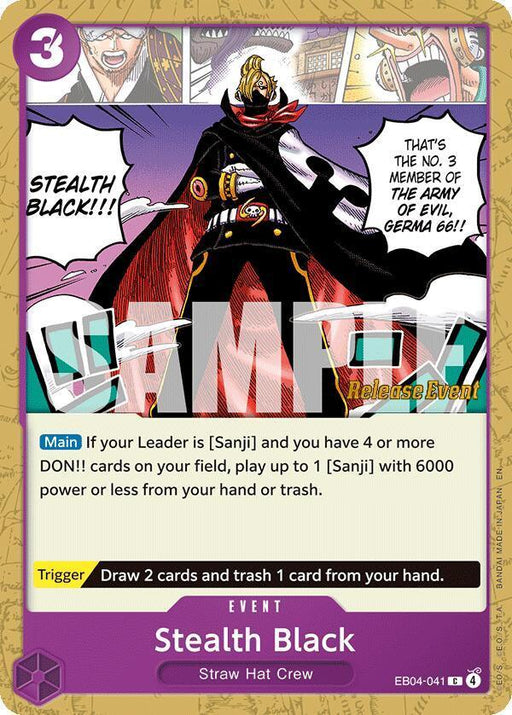 Stealth Black [The Azure Sea's Seven Release Event Cards] - for just $1.25! 