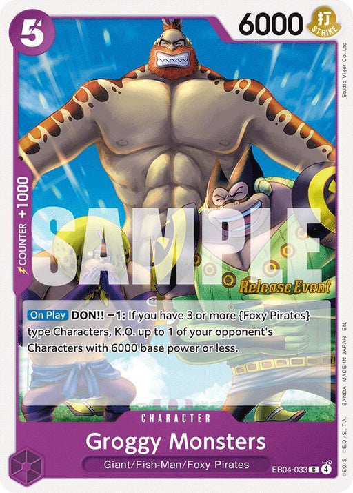 Groggy Monsters [The Azure Sea's Seven Release Event Cards] - for just $0.70! 