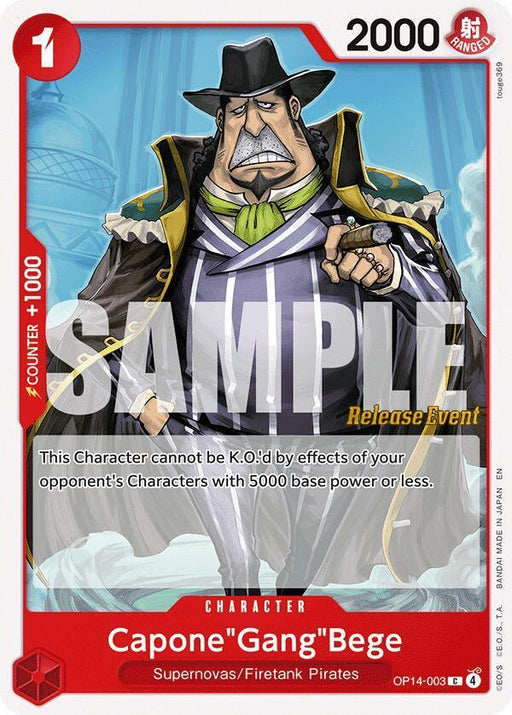 Capone"Gang"Bege [The Azure Sea's Seven Release Event Cards] - for just $0.20! 