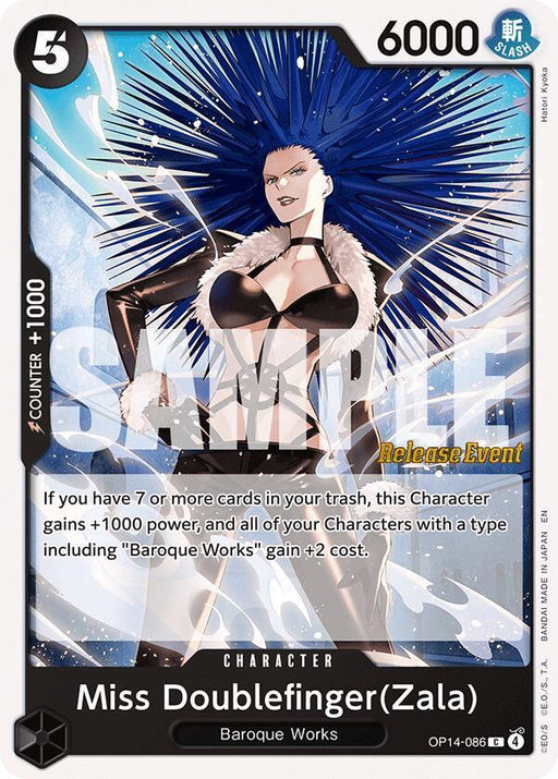 Miss Doublefinger(Zala) [The Azure Sea's Seven Release Event Cards] - for just $0.65! 