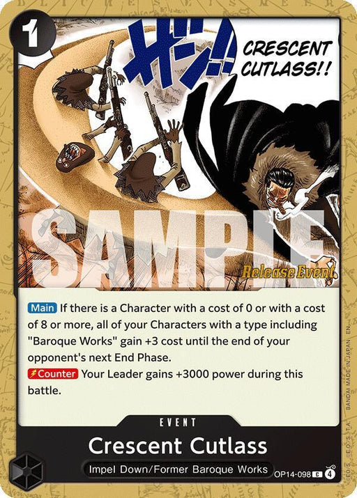 Crescent Cutlass [The Azure Sea's Seven Release Event Cards] - for just $0.25! 