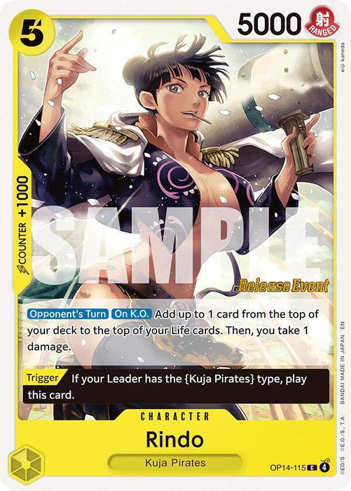 Rindo [The Azure Sea's Seven Release Event Cards] - for just $1.90! 