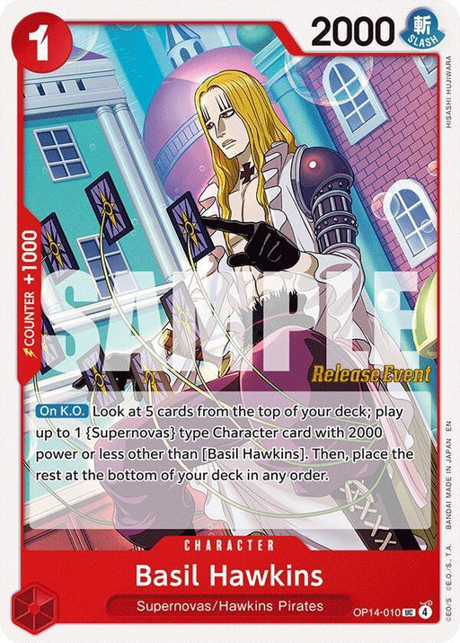 Basil Hawkins [The Azure Sea's Seven Release Event Cards] - for just $1.15! 
