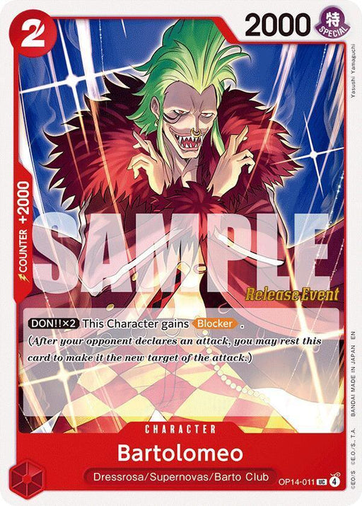Bartolomeo [The Azure Sea's Seven Release Event Cards] - for just $1.05! 