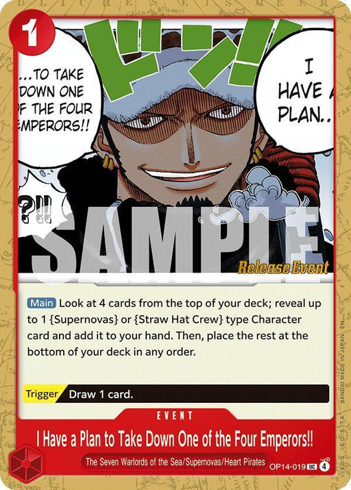 I Have a Plan to Take Down One of the Four Emperors!! [The Azure Sea's Seven Release Event Cards] - for just $1.65! 