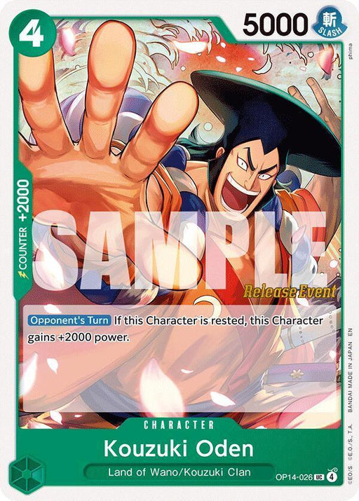 Kouzuki Oden [The Azure Sea's Seven Release Event Cards] - for just $2.65! 
