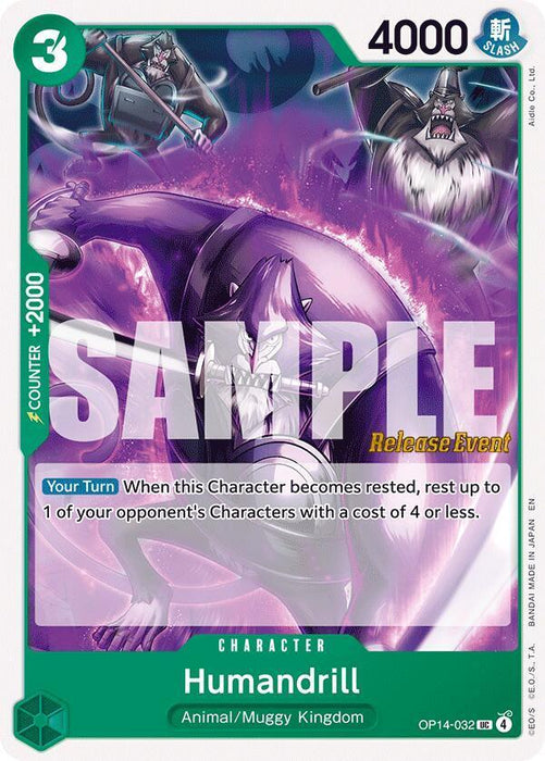 Humandrill [The Azure Sea's Seven Release Event Cards] - for just $1.05! 