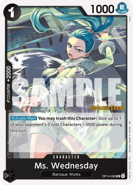 Ms. Wednesday [The Azure Sea's Seven Release Event Cards] - for just $7.20! 