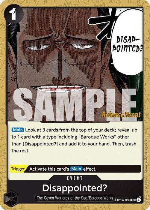 Disappointed? [The Azure Sea's Seven Release Event Cards] - for just $2.10! 