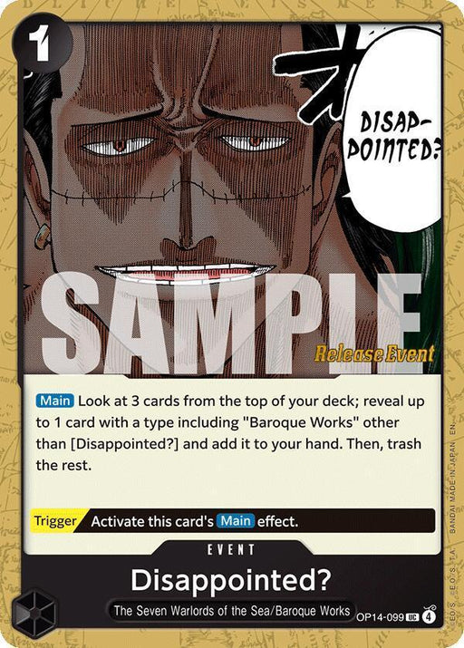 Disappointed? [The Azure Sea's Seven Release Event Cards] - for just $1.90! 