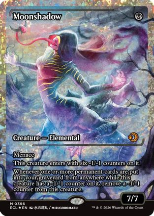 Moonshadow (0396) (Showcase) (Fracture Foil) (ECL-396) - Lorwyn Eclipsed Foil - for just $45.95! 