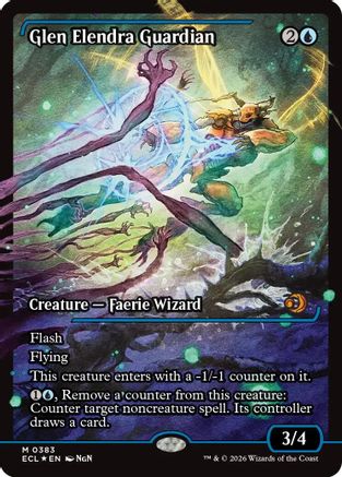 Glen Elendra Guardian (0383) (Showcase) (ECL-383) - Lorwyn Eclipsed Foil - for just $2.08! 