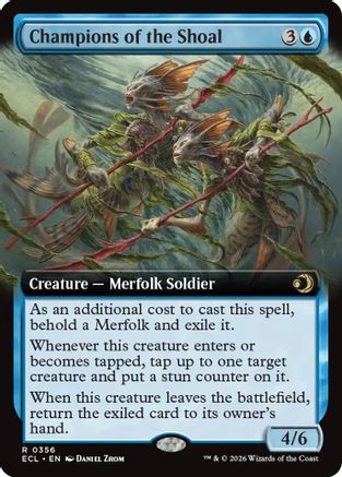 Champions of the Shoal (Extended Art) (ECL-356) - Lorwyn Eclipsed Foil - for just $0.15! 