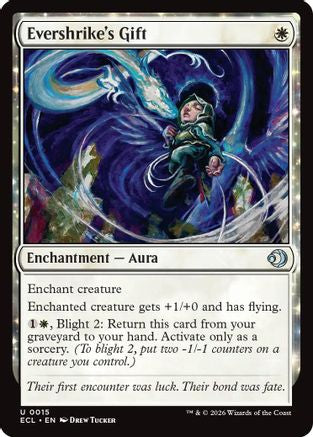 Evershrike's Gift (ECL-015) - Lorwyn Eclipsed - for just $0.02! 