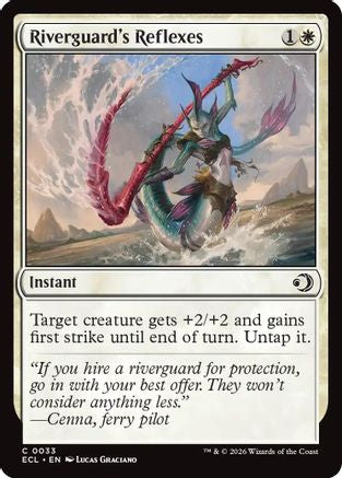 Riverguard's Reflexes (ECL-033) - Lorwyn Eclipsed Foil - for just $0.05! 