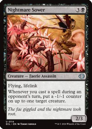 Nightmare Sower (ECL-114) - Lorwyn Eclipsed Foil - for just $0.09! 