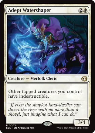 Adept Watershaper (ECL-003) - Lorwyn Eclipsed - for just $0.17! 