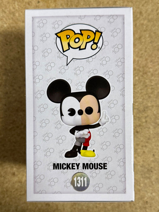 Funko Pop! Disney Mickey Mouse Half Color Half B&W #1311 Hot Topic 2022 Exclusive - for just $20! 