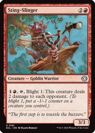 Sting-Slinger (ECL-161) - Lorwyn Eclipsed - for just $0.06! 