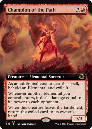 Champion of the Path (Extended Art) (ECL-362) - Lorwyn Eclipsed - for just $0.22! 