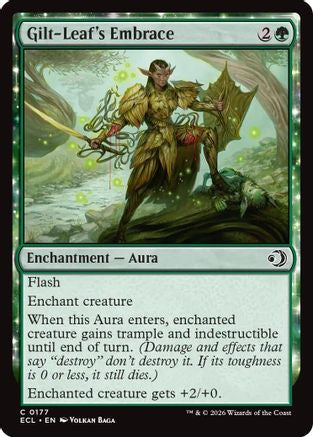 Gilt-Leaf's Embrace (ECL-177) - Lorwyn Eclipsed - for just $0.04! 