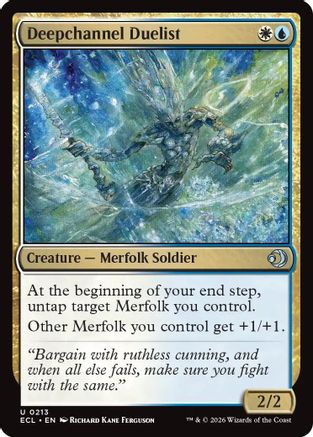 Deepchannel Duelist (ECL-213) - Lorwyn Eclipsed - for just $0.06! 