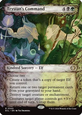 Trystan's Command (Showcase) (ECL-344) - Lorwyn Eclipsed Foil - for just $0.26! 