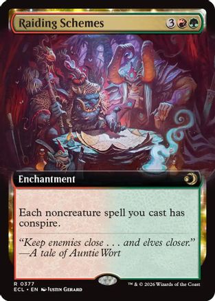 Raiding Schemes (Extended Art) (ECL-377) - Lorwyn Eclipsed - for just $0.10! 