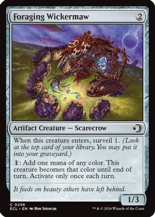 Foraging Wickermaw (ECL-256) - Lorwyn Eclipsed Foil - for just $0.03! 