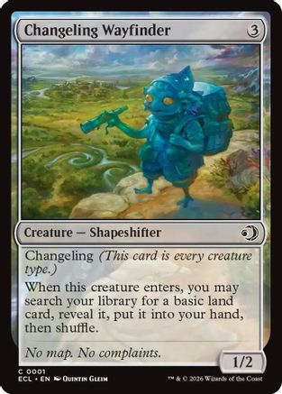 Changeling Wayfinder (ECL-001) - Lorwyn Eclipsed - for just $0.08! 