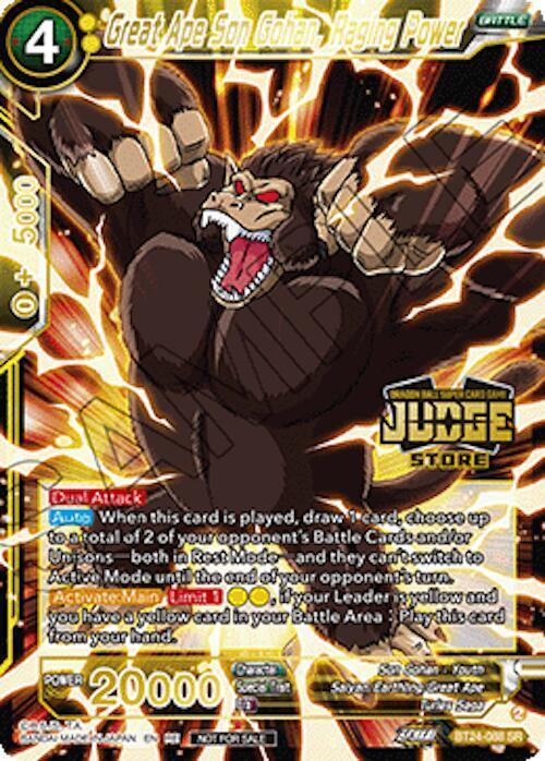 Great Ape Son Gohan, Raging Power (Judge Pack Vol.18) (Store) (BT24-088) [Judge Promotion Cards] - for just $0.20! 