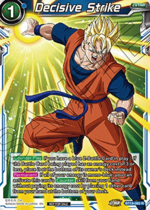 Decisive Strike (Ultra-Bout Series Tournament Pack Vol.1) (BT19-065) [Tournament Promotion Cards] - for just $0.25! 