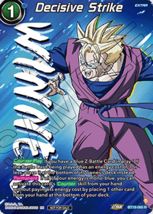 Decisive Strike (Ultra-Bout Series Tournament Pack Vol.1) (Winner) (BT19-065) [Tournament Promotion Cards] - for just $1.50! 