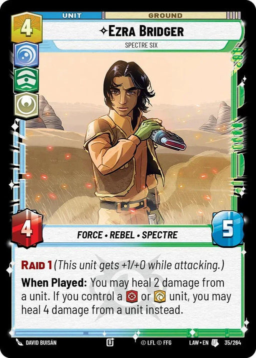 Ezra Bridger - Spectre Six (35/264) (35/264) [A Lawless Time] - for just $0.10! 