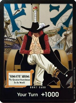 DON!! Card (Dracule Mihawk) - The Azure Sea's Seven Foil - for just $0.25! 