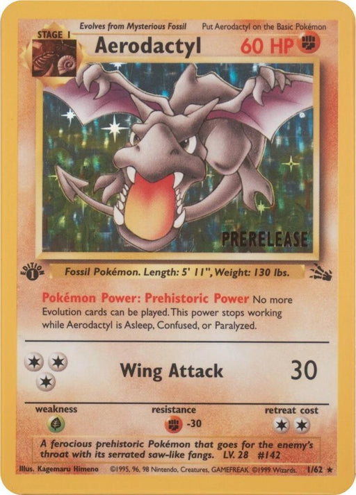 Aerodactyl (01/62) (Prerelease) [Miscellaneous Cards] - for just $20.75! 