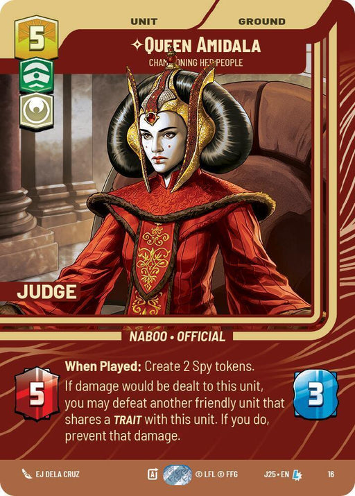 Queen Amidala - Championing Her People (16) (16) [Judge Promos] - for just $11.40! 