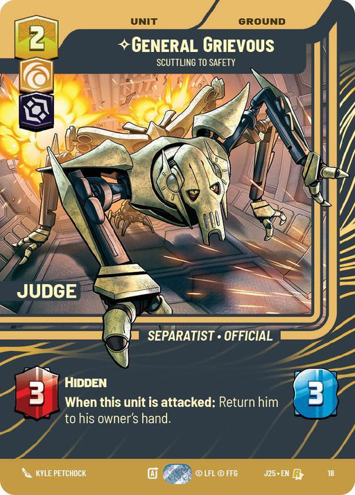 General Grievous - Scuttling to Safety (18) (18) [Judge Promos] - for just $3.95! 