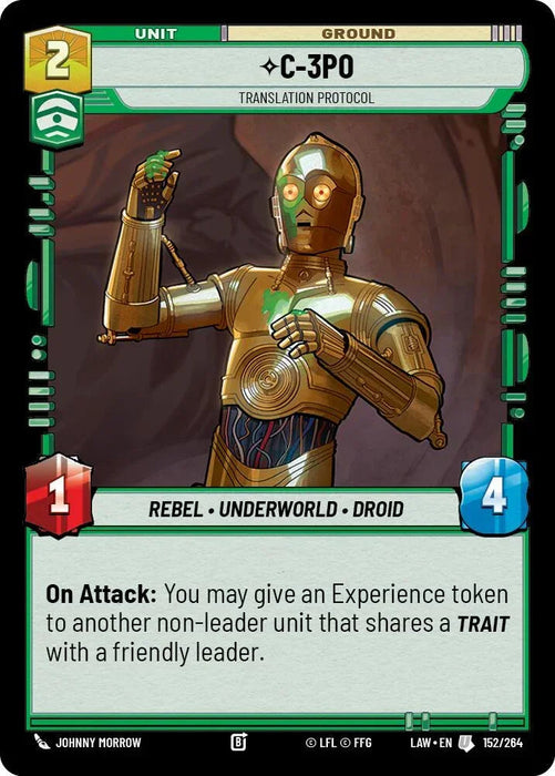 C-3PO - Translation Protocol (152/264) (152/264) [A Lawless Time] - for just $0.10! 