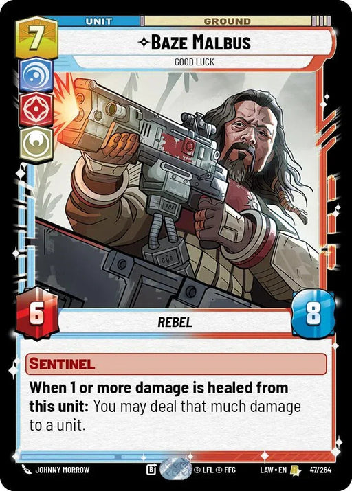 Baze Malbus - Good Luck (47/264) (47/264) [A Lawless Time] - for just $0.20! 
