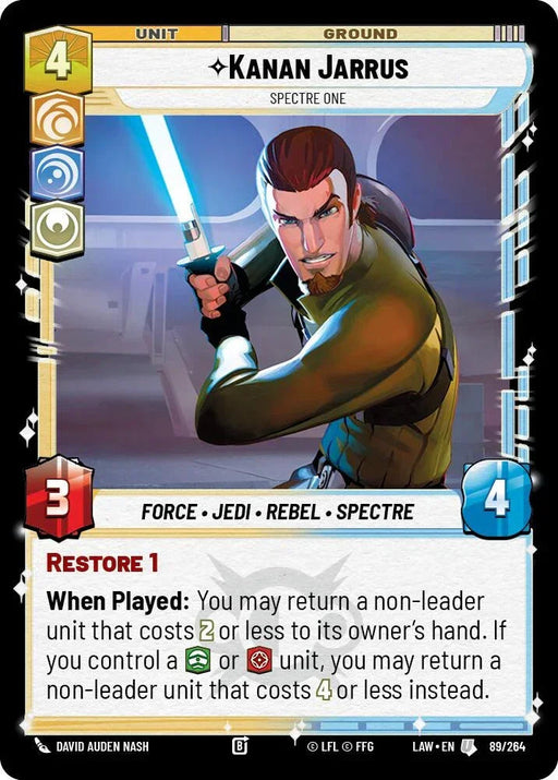 Kanan Jarrus - Spectre One (89/264) (89/264) [A Lawless Time] - for just $0.10! 
