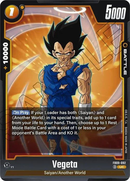 Vegeta (FB09-092) [Dual Evolution] - for just $0.30! 