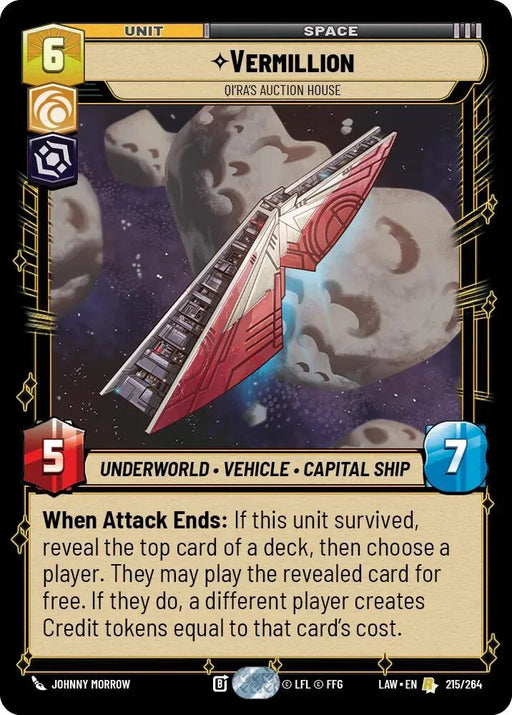 Vermillion - Qi'Ra's Auction House (215/264) (215/264) [A Lawless Time] - for just $0.10! 