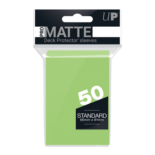 Ultra PRO: Standard 50ct Sleeves - PRO-Matte (Lime Green) - Just $0! Shop now at Retro Gaming of Denver